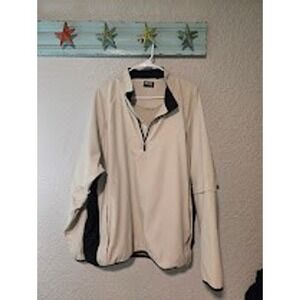 Ping Men's Beige Golf Jacket- Zip off Sleeves!